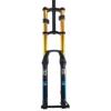 HIMALO Downhill Mountain Bike Suspension Fork 26 27.5 29 Inch DH Bike Air Fork Travel 130mm Rebound Adjust Double Shoulder Front Fork Thru Axle(Blue,29inch) view 1