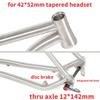 HIMALO 27.5/29er Bike Frame Titanium Alloy Mountain Bike Frame 15.5''/17''/19'' XC AM Rigid Frame Lightweight Disc Brake Thru Axle 12x142mm(27.5 * 15.5'') view 4