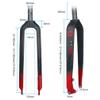 HIMALO Mountain Bike Rigid Fork 26/27.5/29 Inch Universal Carbon Fiber Bike Fork 1-1/8 Threadless Disc Brake Front Fork QR 9mm(Black,29inch) view 2