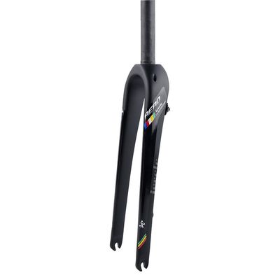 HIMALO Gravel Bike Fork 700C Carbon Fiber Rigid Fork 1-1/8 Straight/Tapered Tube Disc Brake Road Bike Fork Lightweight 9mm QR Hard Forks(Black,Straight)