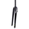 HIMALO Gravel Bike Fork 700C Carbon Fiber Rigid Fork 1-1/8 Straight/Tapered Tube Disc Brake Road Bike Fork Lightweight 9mm QR Hard Forks(Black,Straight) view 1