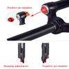 HIMALO Mountain Bike Suspension Fork 26/27.5/29'' Bike Double Air Forks Disc Brake 1-1/8 110mm Travel with Damping QR 9mm Bicycle Front Fork Ultralight Manual Lockout(White,27.5inch) view 4