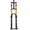 HIMALO 26 27.5 29 Inch Bike Bike Fork Downhill Air Suspension Fork 130mm Travel Double Shoulder Disc Brake Rebound Adjust 1-1/8 Thru Axle(Gold,29inch) view 1