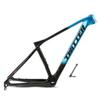 HIMALO Carbon Mountain Bike Frame 27.5er 29er Bike Frame Disc Brake Thru Axle 142mm/148mm XC Hardtail Frame 15''/17''/19'' Internal Routing(Blue,15'') view 1