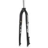 HIMALO 26/27.5/29" Bike Rigid Fork 1-1/8" Aluminum Alloy Disc Brake Fork 28.6mm Straight Threadless Superlight Mountain Bike Front Forks(26inch Black)