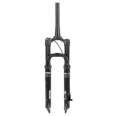 HIMALO Mountain Bike Suspension Fork 26 27.5 29 Inch Bike Air Fork Travel 100mm Damping Adjustable Tapered Tube Front Forks Remote Lockout QR 9mm XC(Black,29'')