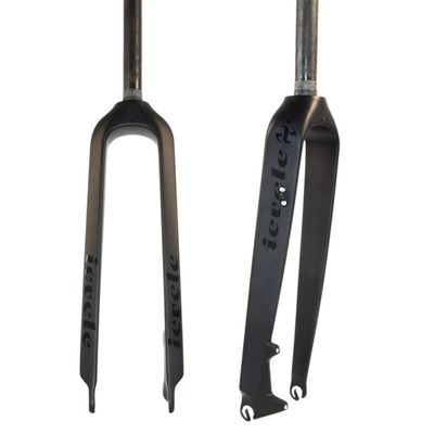 HIMALO 26" 27.5" 29" Carbon Fiber Bike Fork 1-1/8" Straight Rigid Fork Disc Brake Mountain Bike Fork QR 9x100mm Ultralight Front Fork(29'' Black)