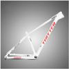 HIMALO Carbon Fiber Bike Frame 15'' 17'' 19'' Hardtail Mountain Bike Frame 27.5er 29er Disc Brake Frame QR 135mm Internal Routing XC AM(White,27.5 * 17'') view 1