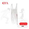 450N Fencing Clothing 3-Piece, Vest/Pants/Jacket Fencing Protective Suit, Fencing Gear, White Right Hand(44#) view 4
