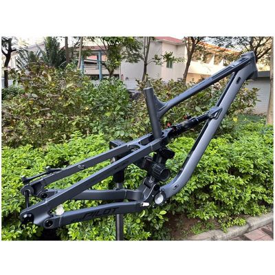 HIMALO Suspension Frame 26er 27.5er 29er Mountain Bike Frame 16.5''/18'' DH/XC/AM Bike Frame Aluminium Alloy Disc Brake Frame Thru Axle 12 * 148mm Boost(Dark Grey,27.5 * 18'')