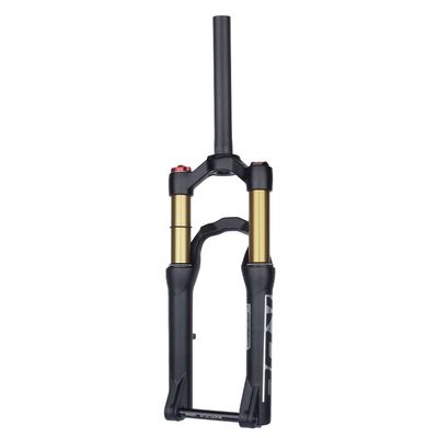 HIMALO Bike Bike Air Suspension Fork 20'' BMX Fork Rear Bridge 80mm Travel 1-1/8 Straight Tube Front Fork Thru Axle 15 * 100mm Manual Lockout
