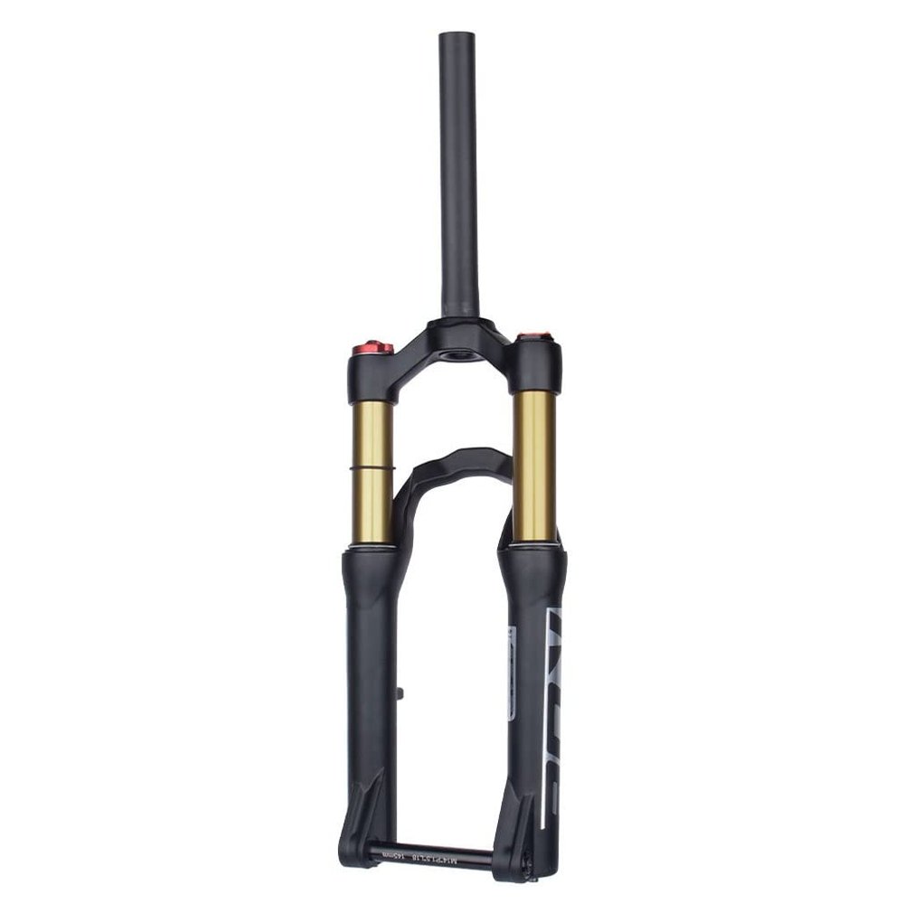 HIMALO Bike Bike Air Suspension Fork 20'' BMX Fork Rear Bridge 80mm Travel 1-1/8 Straight Tube Front Fork Thru Axle 15 * 100mm Manual Lockout