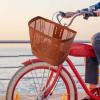 kowaku Bike Front Basket Cycling Basket Lightweight Detachable Tricycle Basket Handlebar Storage Basket Bicycle Basket for Biking, Brown view 2