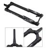 HIMALO DH Bike Air Fork 26/27.5/29 Inch Mountain Bike Inverted Suspension Fork Downhill 130mm Travel Damping Adjustable 1-1/2 Tapered Tube Fork Thru Axle HL(26'' Black) view 3