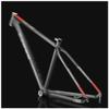 HIMALO Bike Frame 27.5er Hardtail Mountain Bike Frame 15''/17''/19'' Disc Brake Aluminum Alloy Rigid Frame XC/AM QR 135mm(Black Red,27.5 * 17'') view 1