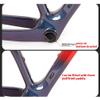 HIMALO 27.5er 29er Bike Frame Carbon Mountain Bike Frame 15''/17''/19'' Disc Brake Hardtail Frame XC AM 135mm QR Internal Routing Lightweighting(Yellow,17'') view 4