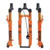 HIMALO Bike Bike Air Suspension Fork 26/27.5/29 Inch 110mm Travel Rebound Adjust Disc Brake Front Fork 1-1/2 Tapered Quick Release RL(Orange,27.5inch) view 1