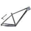 HIMALO Carbon Mountain Bike Frame 27.5er 29er Hardtail Bike Frame XC/AM 15''/17''/19'' Disc Brake Bike Frame Thru Axle 12x142/148mm Internal Routing(Dark Gray,27.5 * 15'') view 1