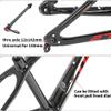 HIMALO Carbon Mountain Bike Frame 27.5er 29er Hardtail Bike Frame XC/AM 15''/17''/19'' Disc Brake Bike Frame Thru Axle 12x142/148mm Internal Routing(Dark Gray,27.5 * 15'') view 4