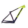 HIMALO Carbon Bike Frame 27.5er 29er Hardtail Mountain Bike Frame 15'' 17'' 19'' XC Disc Brake Frame Thru Axle 12 * 142mm Internal Routing(Yellow,15'') view 1