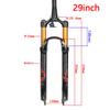 HIMALO Bike Bike Air Suspension Fork 26/27.5/29 Inch 100mm Travel 1-1/2 Disc Brake Front Fork 9mm QR(Blue HL,29'') view 2