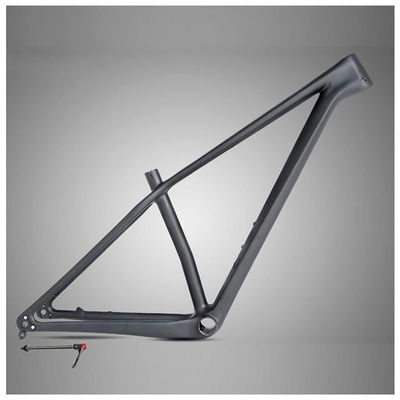 HIMALO 27.5er 29er Bike Frame Carbon Fiber Hardtail Mountain Bike Frame 15''/17''/19'' Disc Brake Frame Thru Axle 12 * 142mm Routing Internal XC AM(Matte Black,29 * 17'')