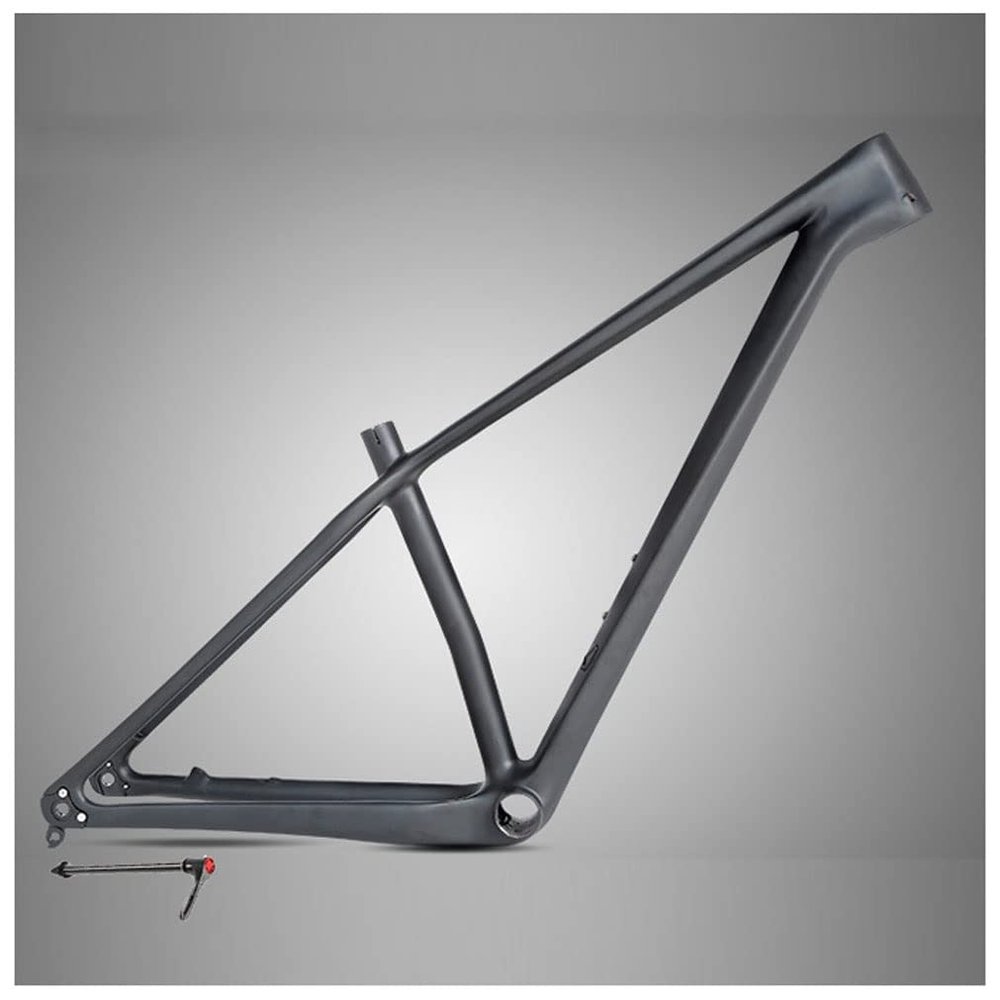 HIMALO 27.5er 29er Bike Frame Carbon Fiber Hardtail Mountain Bike Frame 15''/17''/19'' Disc Brake Frame Thru Axle 12 * 142mm Routing Internal XC AM(Matte Black,29 * 17'')