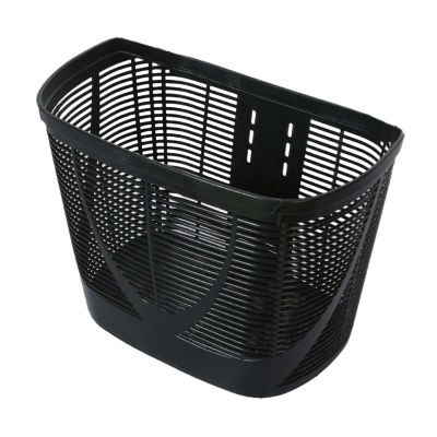 kowaku Bike Front Basket Cycling Basket Lightweight Detachable Tricycle Basket Handlebar Storage Basket Bicycle Basket for Biking, Black