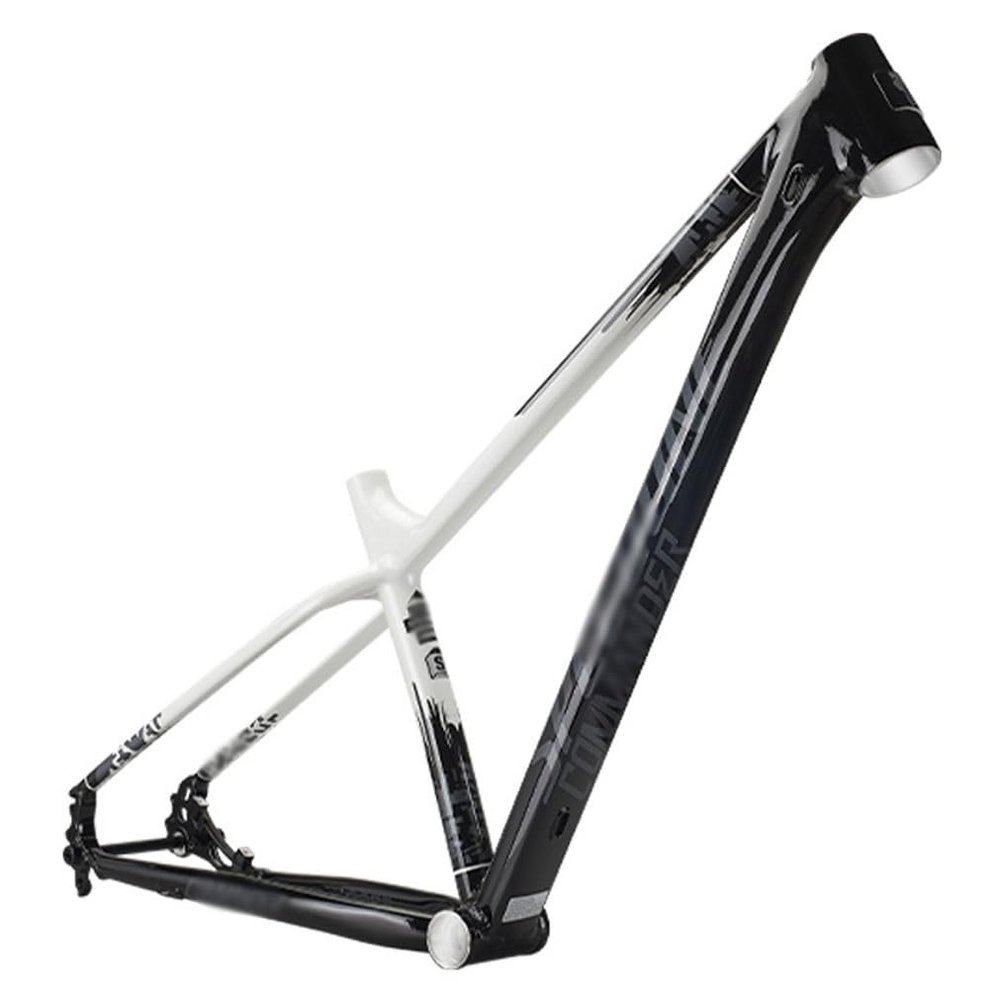 HIMALO Mountain Bike Frame 29er Hardtail XC Bike Frame S/M/L Aluminum Alloy Thru Axle Frame 12 * 142mm Disc Brake Internal Routing Racing Frame(White,M/Medium)