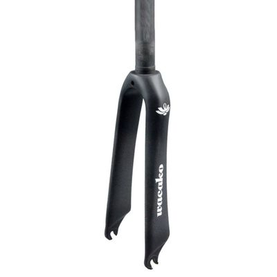 HIMALO 14'' 16'' 18'' 20'' 22'' BMX Rigid Fork T700 Carbon Fiber C Brake Folding Bike Fork 1-1/8'' Straight Tube Front Fork QR 9x74mm Lightweight(Matte A,14'')