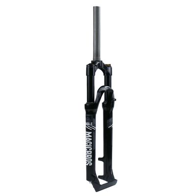 HIMALO Bike Suspension Fork 26/27.5/29 Inch Oil Spring Front Fork Straight Tube Mountain Bike Fork Travel 80mm XC Bicycle Fork 1-1/8'' Disc Brake QR 9mm Manual Lockout(White,27.5inch)