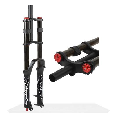 HIMALO Bike Downhill Fork 26 27.5 29 Inch DH Mountain Bike Air Suspension Fork Travel 130mm Rebound Adjust Straight Double Shoulder Front Fork Manual Lockout(Black Fork,29'')