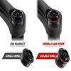 HIMALO Bike Downhill Fork 26 27.5 29 Inch DH Mountain Bike Air Suspension Fork Travel 130mm Rebound Adjust Straight Double Shoulder Front Fork Manual Lockout(Black Fork,29'') view 4
