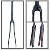 HIMALO Carbon Fiber Rigid Fork 700C Road Bike Fork V/C Brake 1-1/8'' Straight Threadless Quick Release Front Fork(700c White) view 4