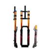 HIMALO Bike Downhill Fork 26 27.5 29 Inch Double Shoulder Bike Air Suspension Fork Travel 165mm 28.6mm Straight Front Fork 110x15mm Thru Axle for DH/AM(Red,26'') view 1