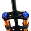 HIMALO Bike Downhill Fork 26 27.5 29 Inch Double Shoulder Bike Air Suspension Fork Travel 165mm 28.6mm Straight Front Fork 110x15mm Thru Axle for DH/AM(Red,26'') view 3