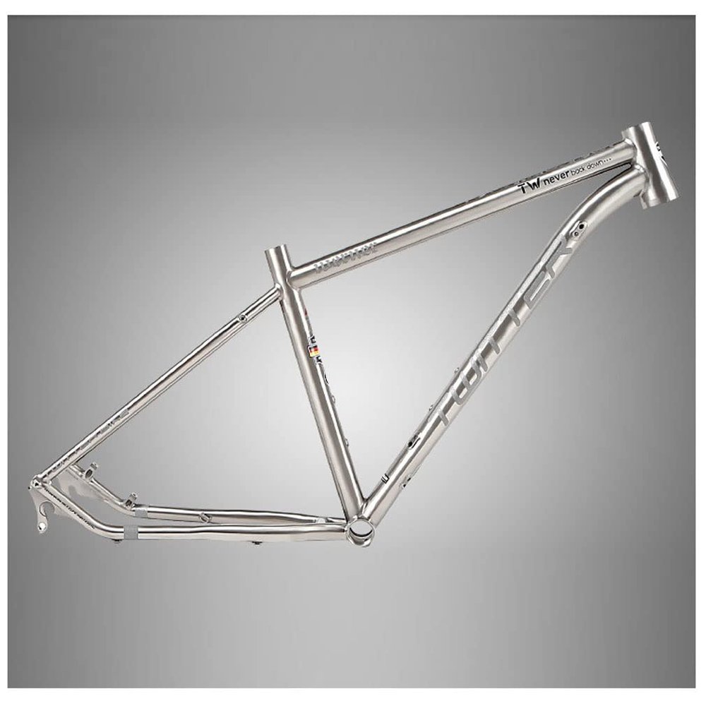HIMALO 29er Mountain Bike Frame Lightweight Titanium Alloy Bike Frame 15.5''/17''/19'' 135mm QR Rigid Frame Disc Brake Internal Routing(15.5'')
