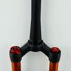 HIMALO 26/27.5/29 Inch Bike Suspension Fork 100mm Travel Bike Air Fork 1-1/2'' Tapered Tube Manual/Remote Lockout Bicycle Front Fork QR 9mm(Matte Black Manual,27.5'') view 3