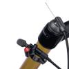 HIMALO 26 27.5 29 Mountain Bike Air Suspension Fork Travel 100mm Bike Fork 28.6mm Straight Tube Front Fork QR 9mm Remote Lockout Disc Brake(Black,26'') view 4