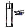 HIMALO Fat Bike Air Suspension Inverted Fork 26/27.5/29Inch Straight Front Fork Travel 220mm Rebound Adjust Manual Lockout Thru Axle 15 * 150mmfor 5.0 Tire view 1