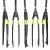 HIMALO Carbon Fiber Rigid Fork 26/27.5/29 Inch Mountain Bike Disc Brake Front Fork 1-1/2'' Tapered Tube Threadless QR 9mm(Green,29inch) view 1
