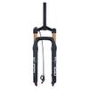 HIMALO 26 Bike Bike Air Suspension Fork Travel 110mm 4.0 Tire Fat Fork 1-1/8 Straight Front Forks Damping Adjustable Remote Lockout QR 9mm, Fit Snow Beach E-Bike(Gold) view 1
