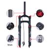 HIMALO 26 Bike Bike Air Suspension Fork Travel 110mm 4.0 Tire Fat Fork 1-1/8 Straight Front Forks Damping Adjustable Remote Lockout QR 9mm, Fit Snow Beach E-Bike(Gold) view 3