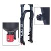 HIMALO 26 Bike Bike Air Suspension Fork Travel 110mm 4.0 Tire Fat Fork 1-1/8 Straight Front Forks Damping Adjustable Remote Lockout QR 9mm, Fit Snow Beach E-Bike(Gold) view 4