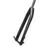 HIMALO Fibre De Carbone Fourche De Vlo 26/27.5/29 Fourche Rigide Bike Frein  Disque Fourche De Bicyclette Axe Traversant 15x100mm 1-1/8'' Droit Fourche Avant(Matte Black,27.5inch) view 1
