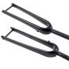 HIMALO Gravel Bike Rigid Fork Carbon Fiber 700C Road Bike Fork 1-1/8 Straight/Tapered Tube Disc Brake Fork Thru Axle 12 * 100mm Lightweight(Matte Black,Tapered) view 4