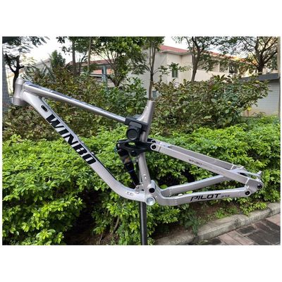 HIMALO Downhill Bike Frame 26er 27.5er 29er Mountain Bike Suspension Frame 17''/18'' DH/XC/AM Enduro Aluminium Alloy Frame Disc Brake Thru Axle 12 * 148mm(Silver,29 * 18'')