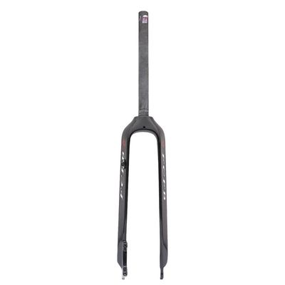 HIMALO Bike Bike Fork 26/27.5/29 Inch Carbon Fiber Rigid Fork Disc Brake Quick Release Front Fork 1-1/8'' Threadless Straight(27.5inch Black)