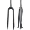 HIMALO Carbon Fiber Rigid Fork 26 27.5 29 Inch Mountain Bike Fork Disc Brake Bike Fork 1-1/2 Tapered Front Fork QR 9x100mm(26'') view 1