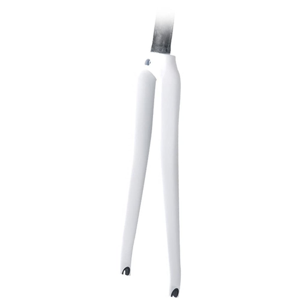 HIMALO 700C Road Bike Rigid Fork Carbon C Brake Bicycle Front Fork 1-1/8 Threadless QR 9mm(Bright White)
